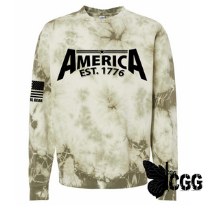 America Baby Sweatshirt Xs / Olive Hoodie