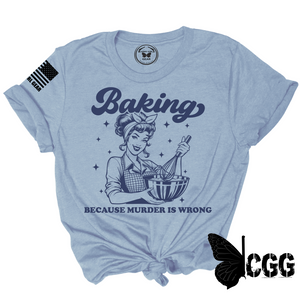 Baking Tee Xs / Blue Unisex Cut Cgg Perfect