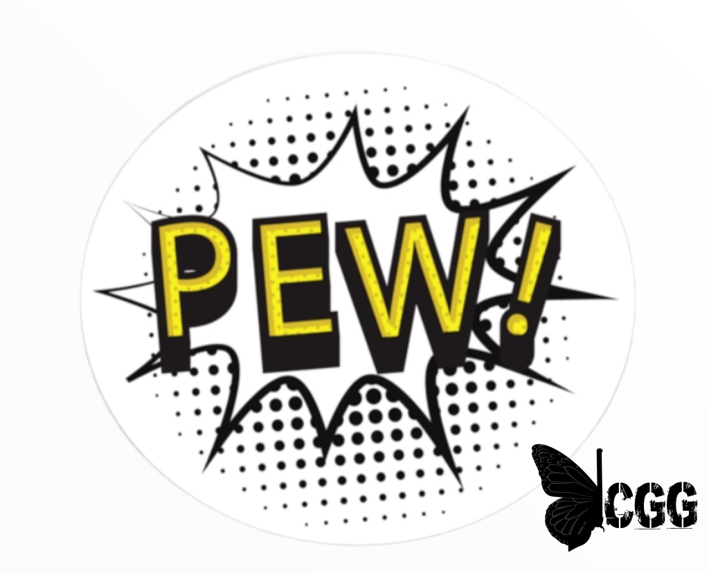 Cgg Pew Sticker