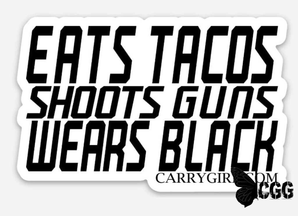 Eats Tacos Sticker