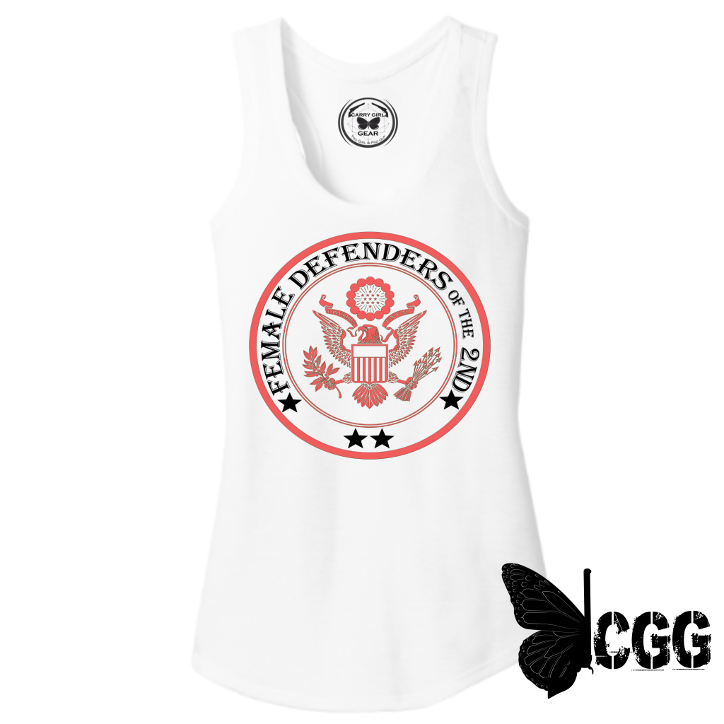 Female Defender Of The 2Nd Tank Top Xs / Black Tank Top