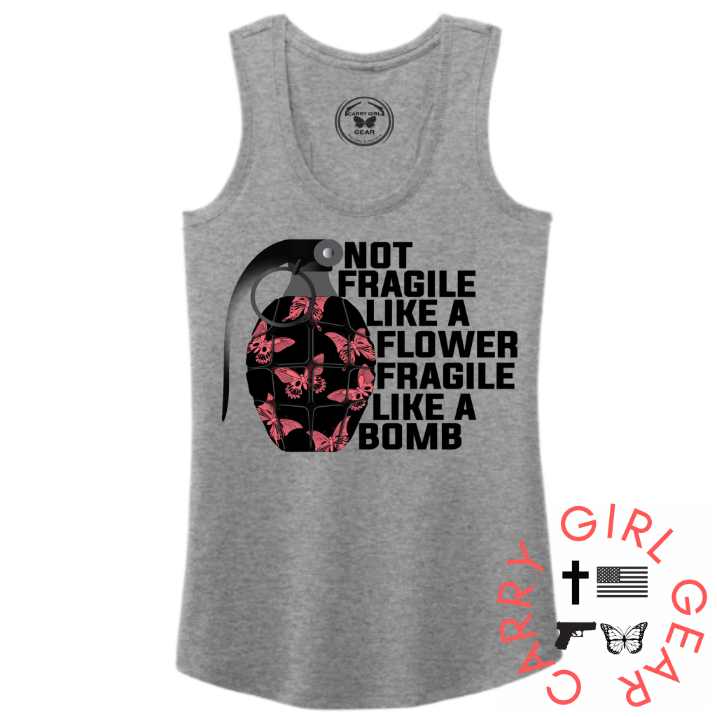 top gear bomb FRAGILE TANK TOP