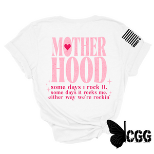 Motherhood Rocks Tee Xs / White Unisex Cut Cgg Perfect Tee