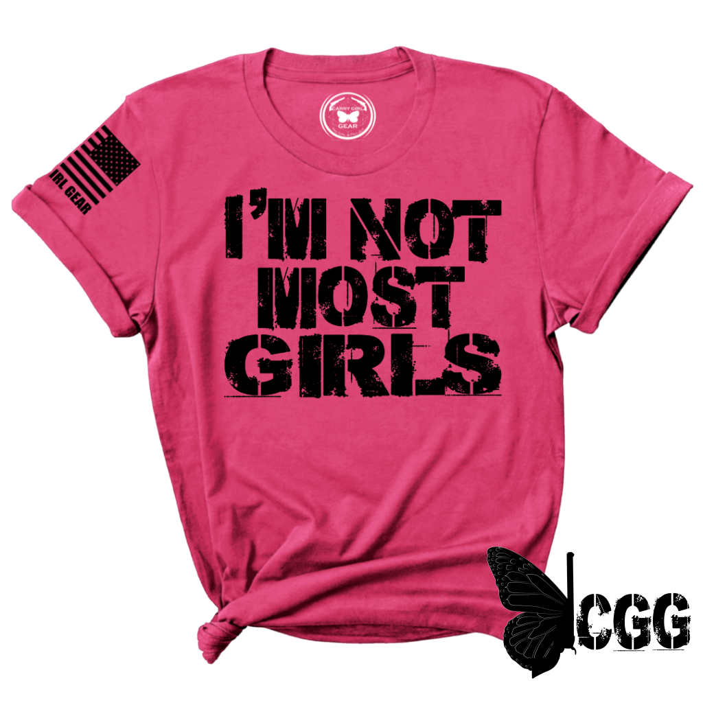 Not Most Girls Tee Xs / Olive Unisex Cut Cgg Perfect Tee