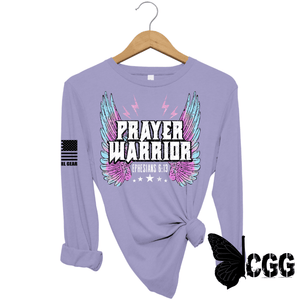 Prayer Warrior Long Sleeve Lavender / Xs