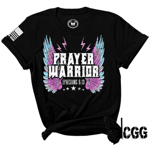 Prayer Warrior Tee Xs / Black Unisex Cut Cgg Perfect Tee