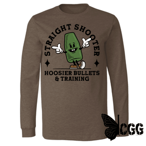 Straight Shooter Long Sleeve Brown / Xs