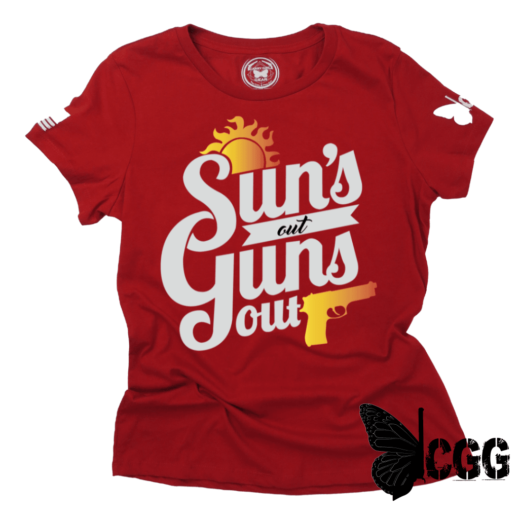 Suns Out **July 2022 Club Tee Xs / Red Womens Cut