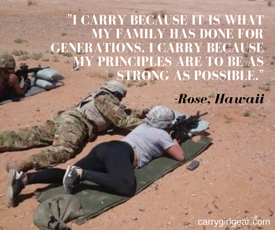 I carry because...