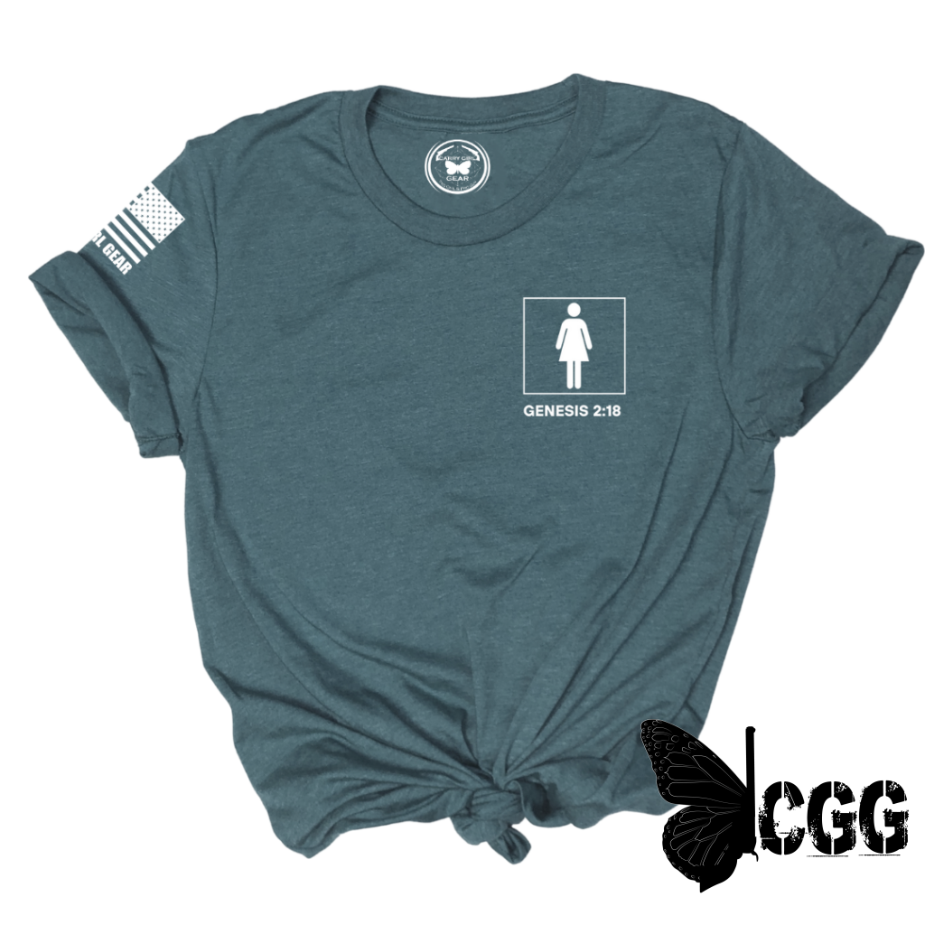 100% Woman Tee Xs / Deep Teal Unisex Cut Cgg Perfect Tee