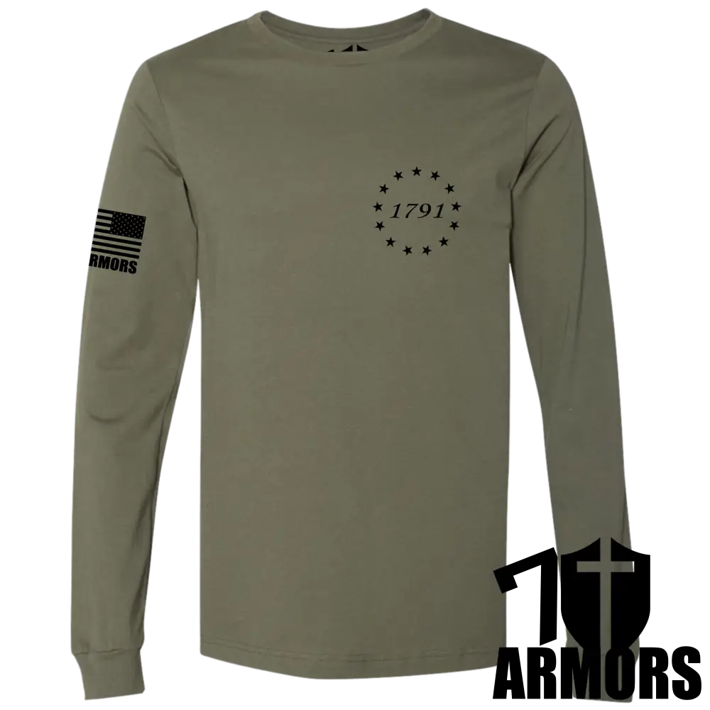 1791 Long Sleeve Sm / Od Green