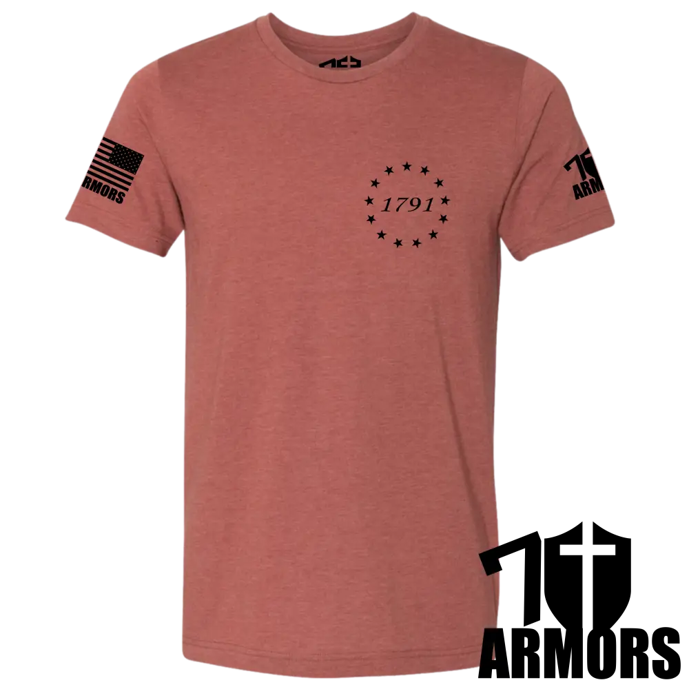 1791 T-Shirt Sm / Clay T-Shirts