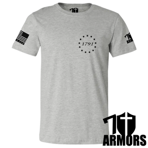 1791 T-Shirt Sm / Gray T-Shirts