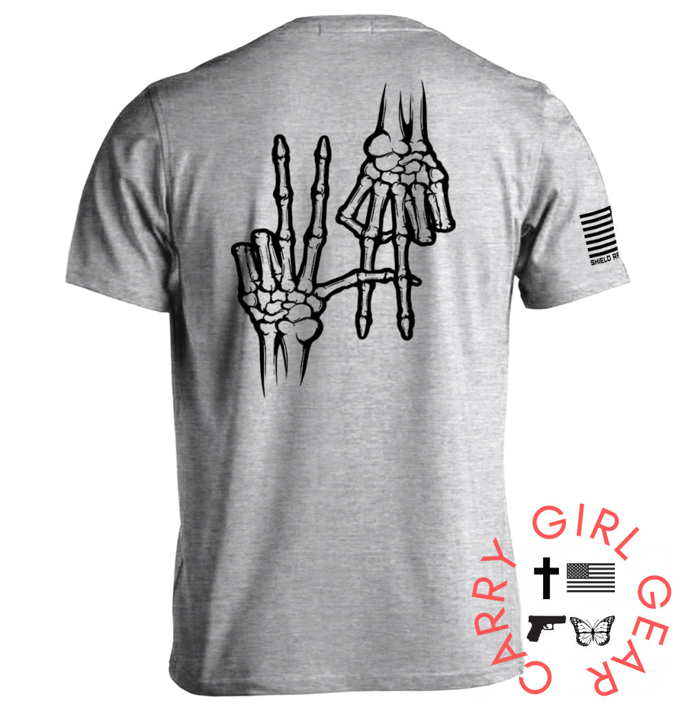 2A Bones Sport Grey / S Tee Nc - Apparel