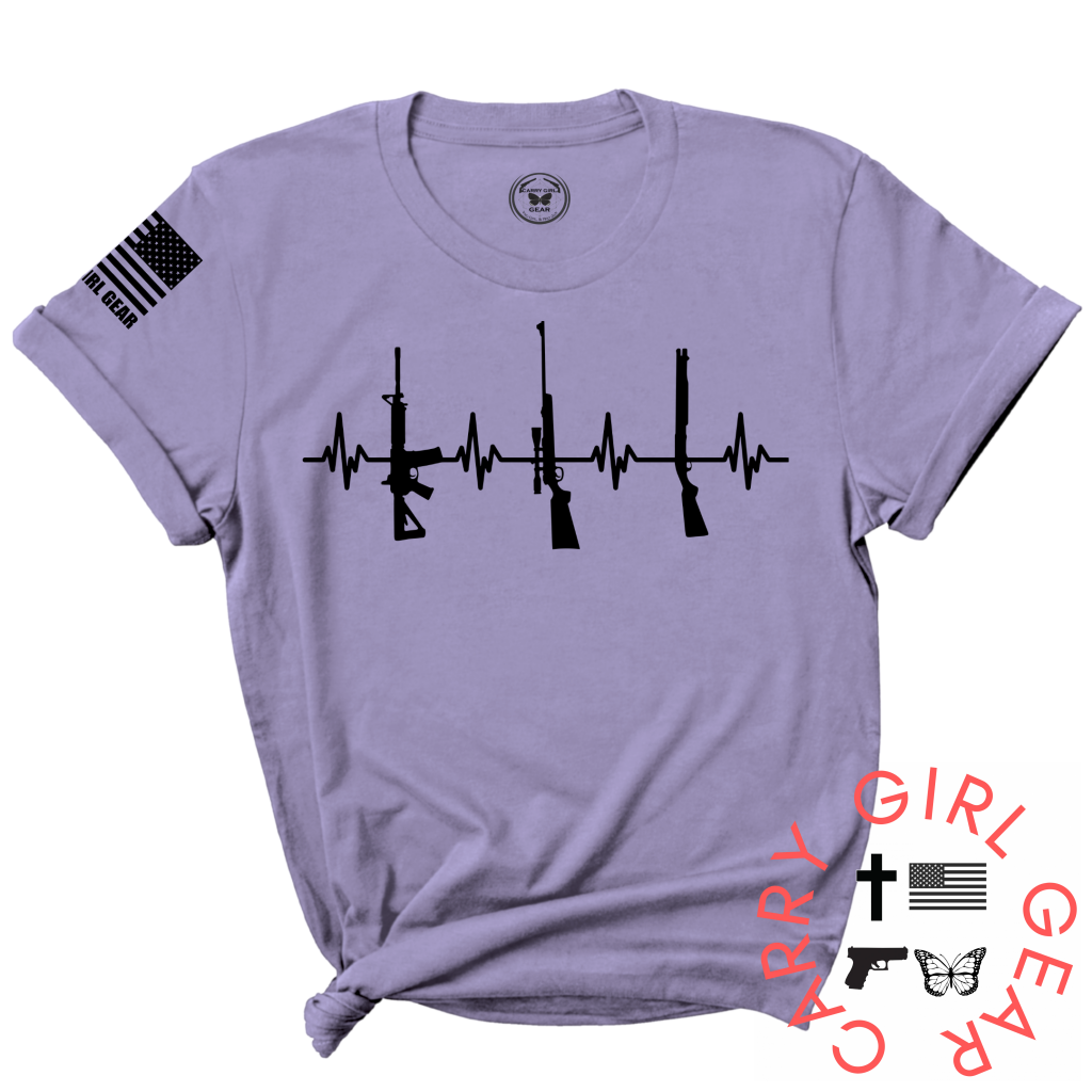 2A Fib Tee Xs / Lavendar Blue Unisex Cut Cgg Perfect Tee