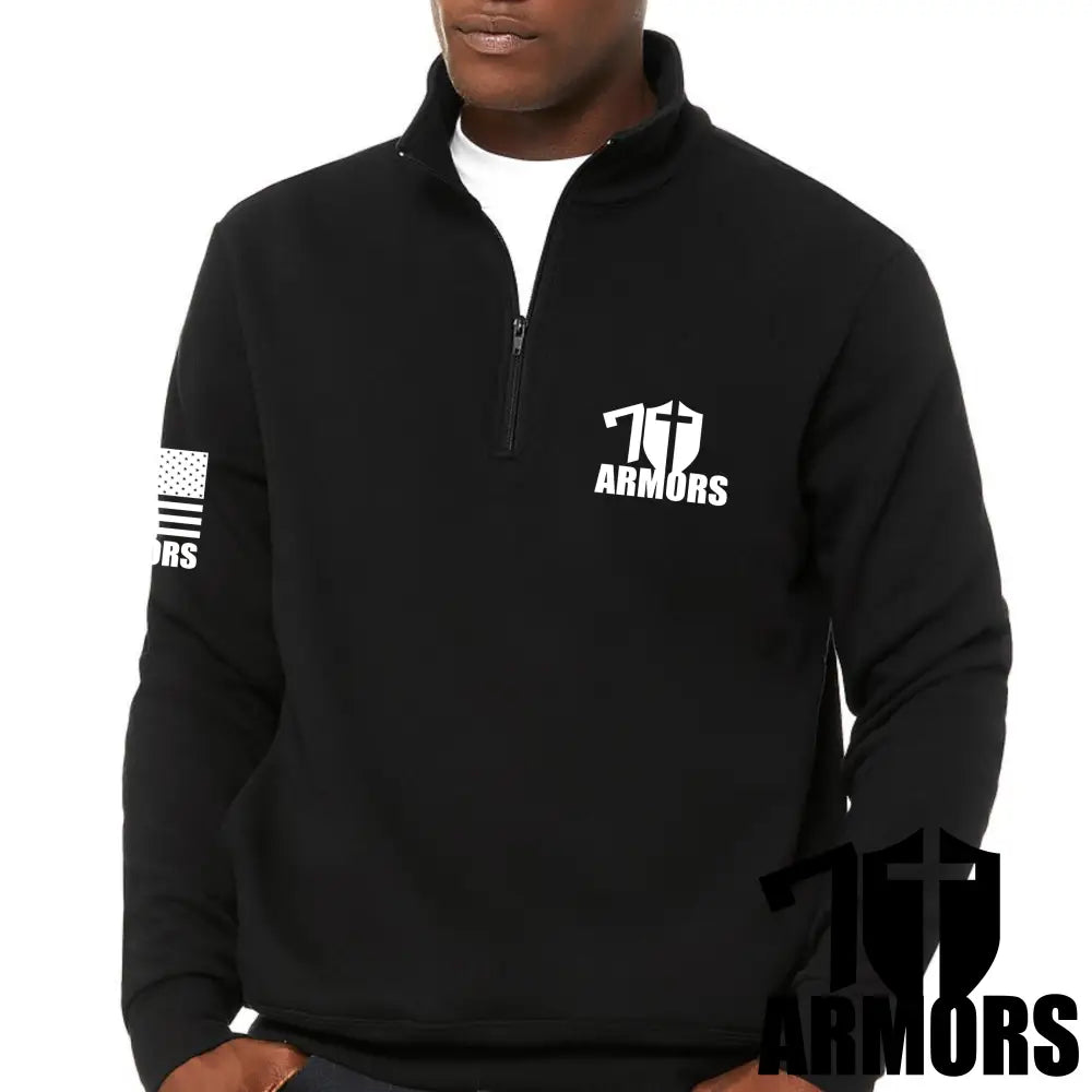 7 Armors Quarter-Zip Sweatshirt Black / Xs