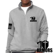 7 Armors Quarter-Zip Sweatshirt Gray / Xs