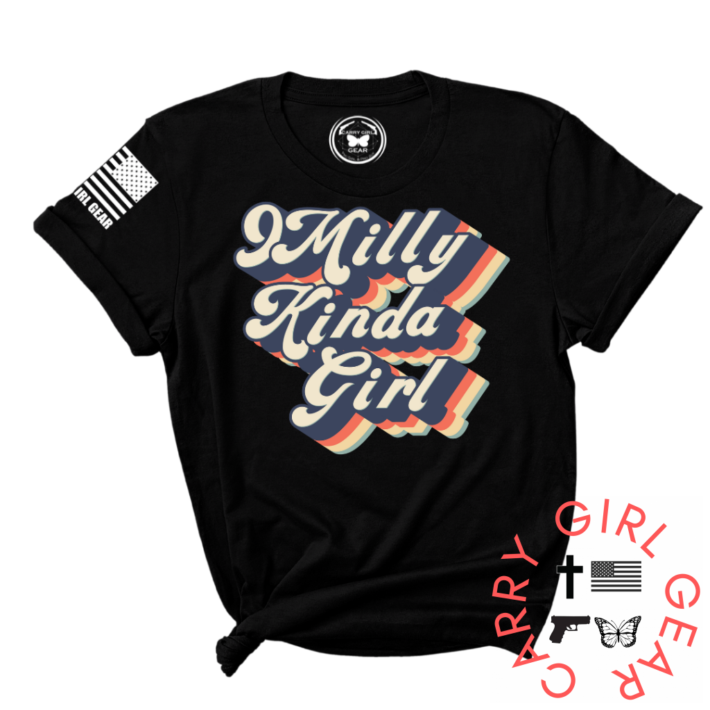9 Milly Kinda Girl Tee Xs / Black Unisex Cut Cgg Perfect Tee