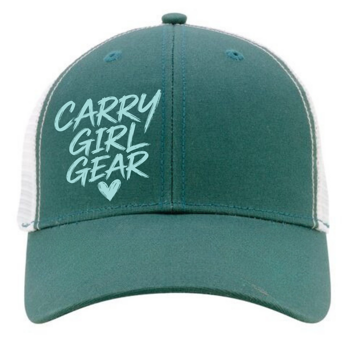 I HEART CGG Ponytail Trucker