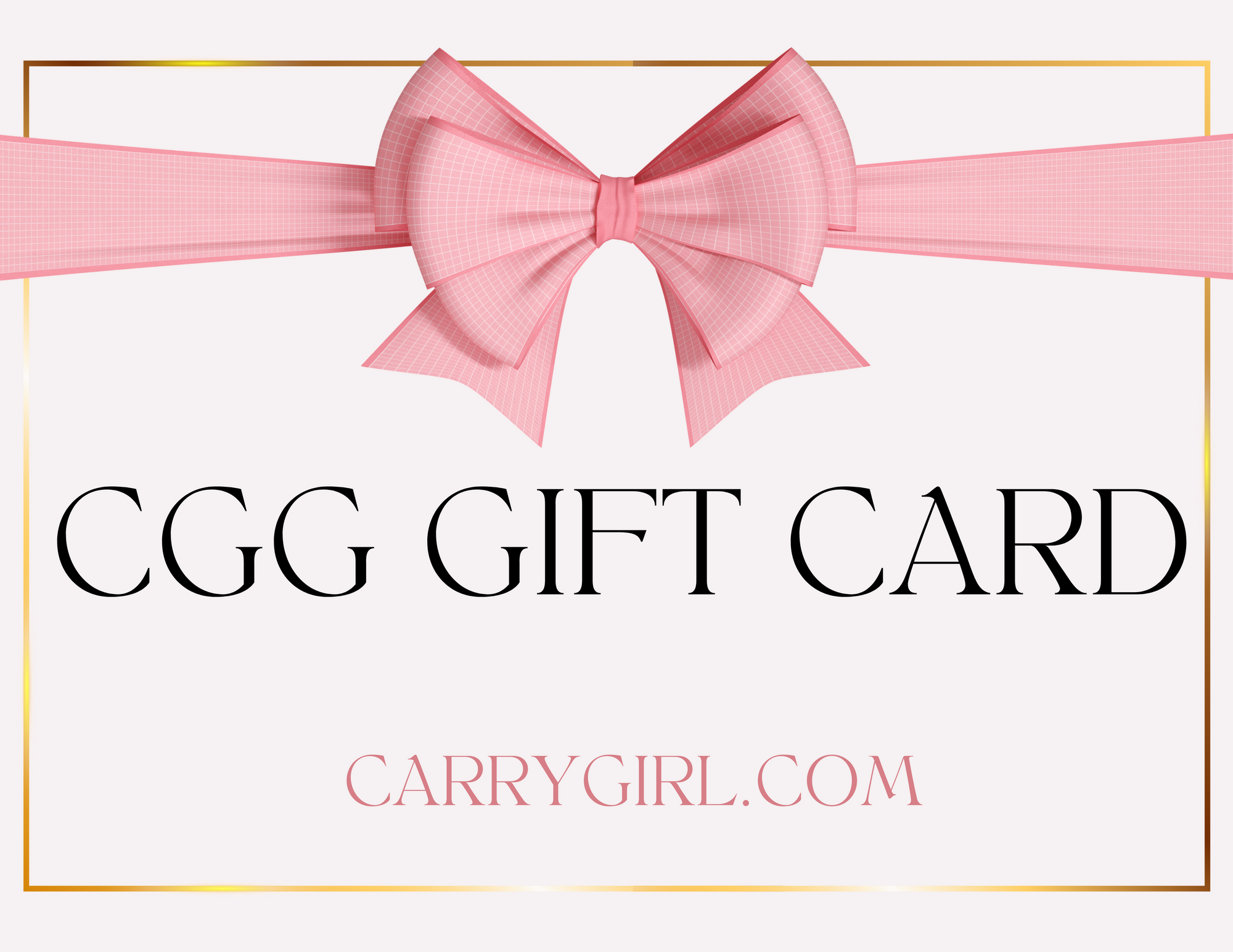 CGG GIFT CARD