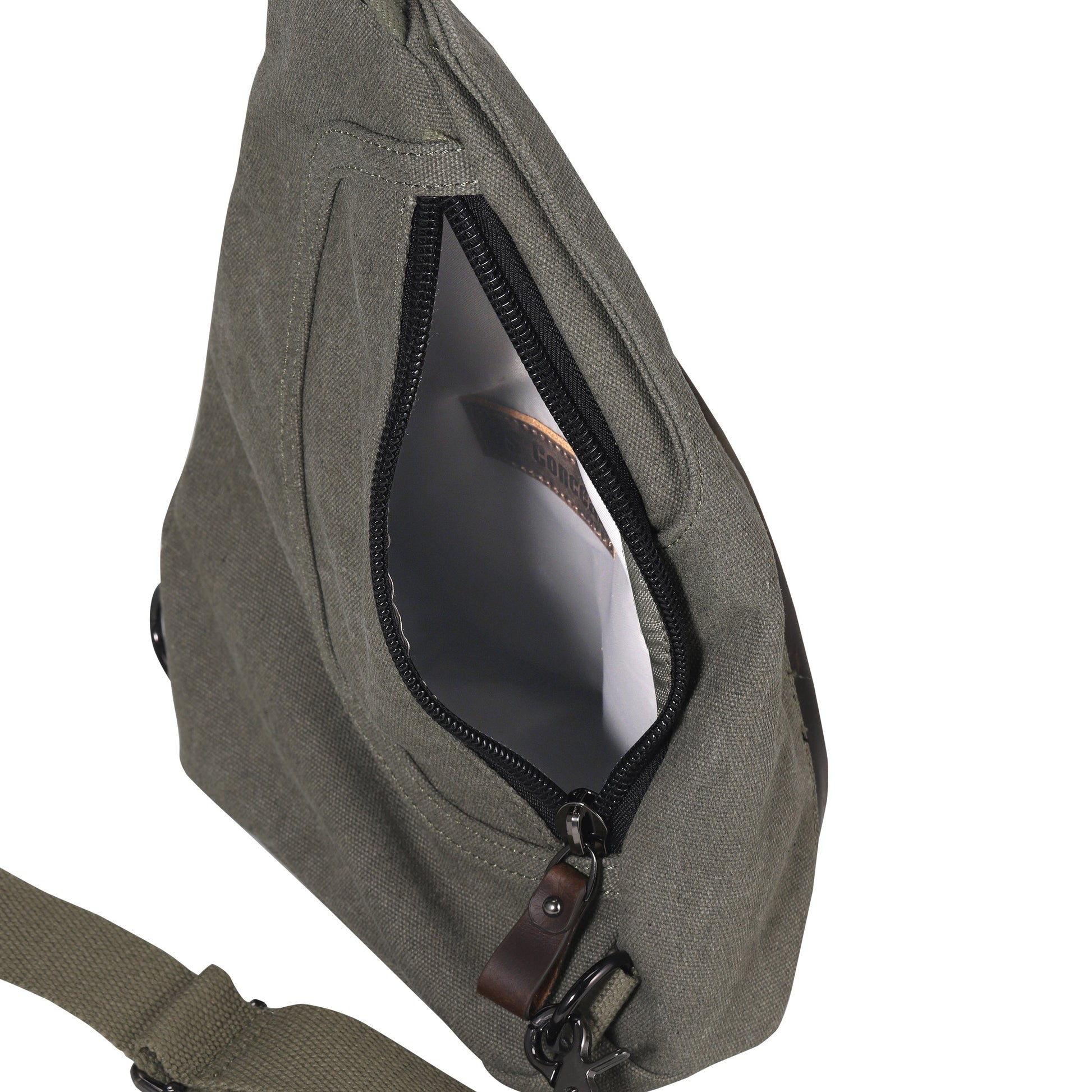 Concealed Carry Jordan Canvas Sling by DS Conceal - Carry Girl Gear