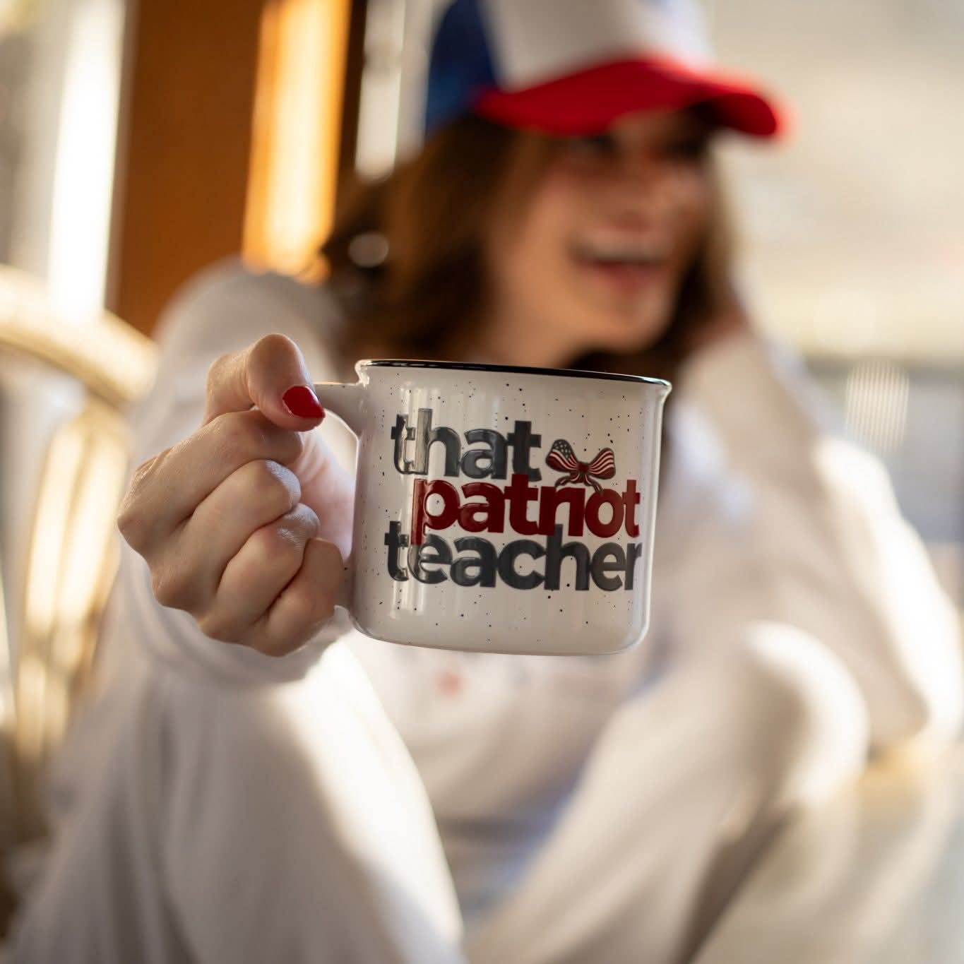 THAT PATRIOT TEACHER CAMPFIRE MUG