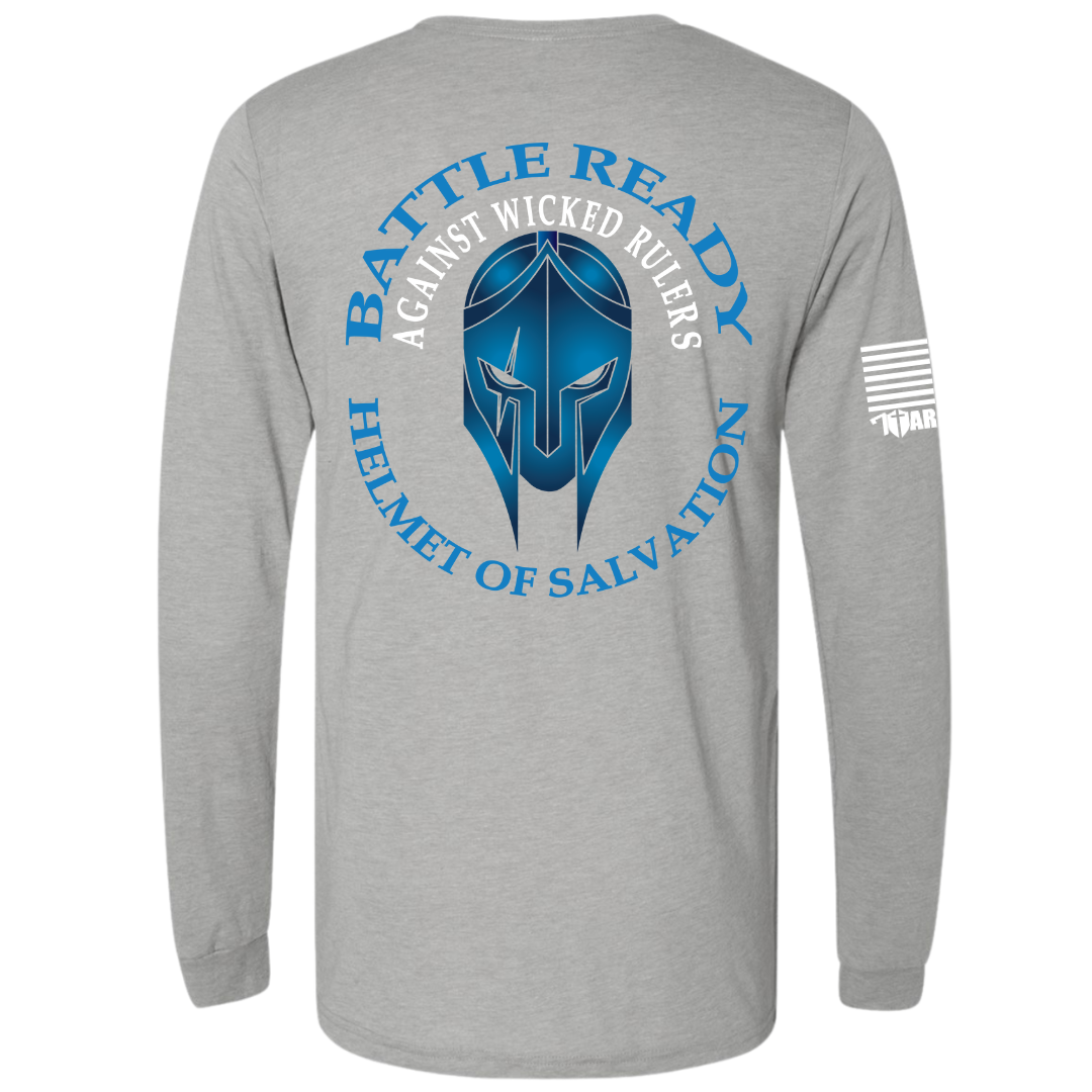 Helmet Of Salvation Long Sleeve Sm / Gray