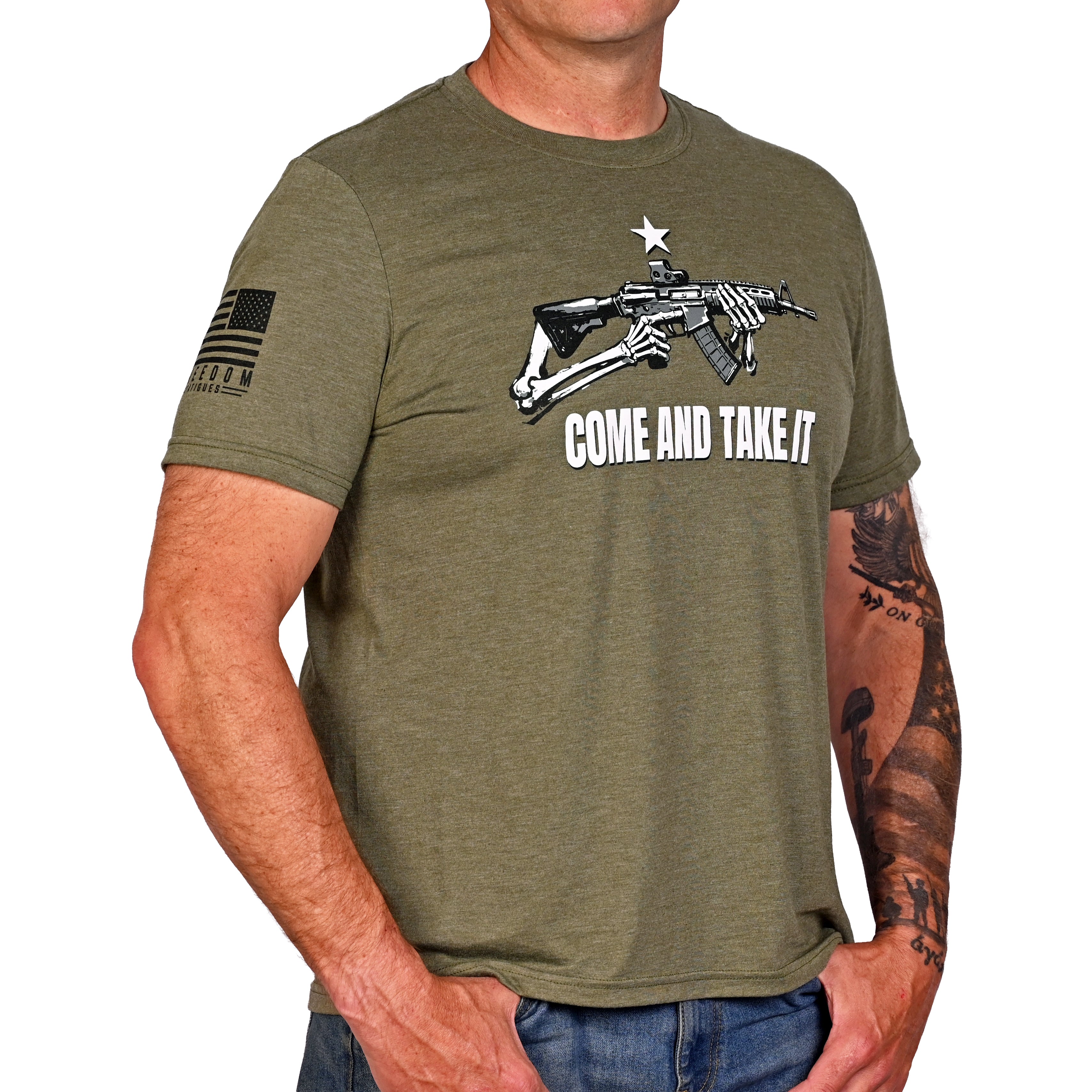 Men's Come & Take It 2A Patriotic T-Shirt