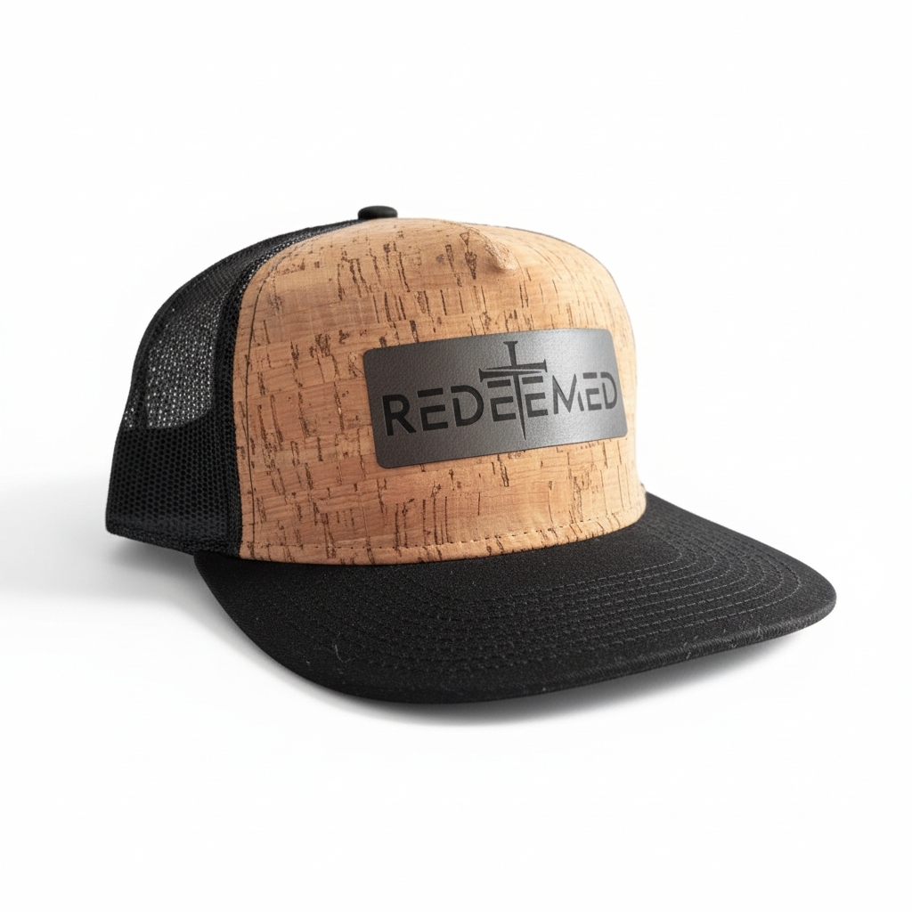 Redeemed Cork Trucker Hat