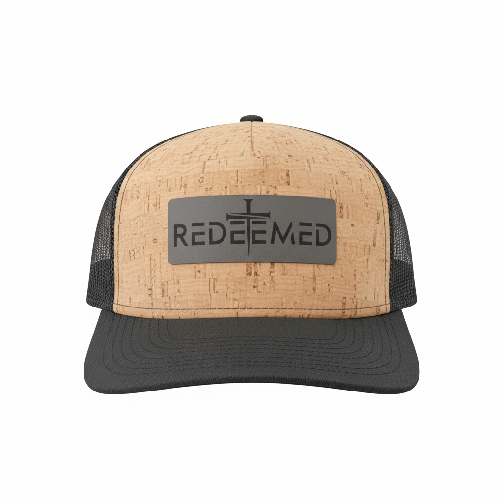 Redeemed Cork Trucker Hat