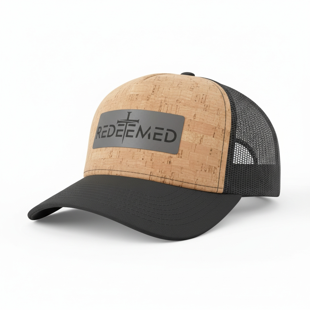 Redeemed Cork Trucker Hat