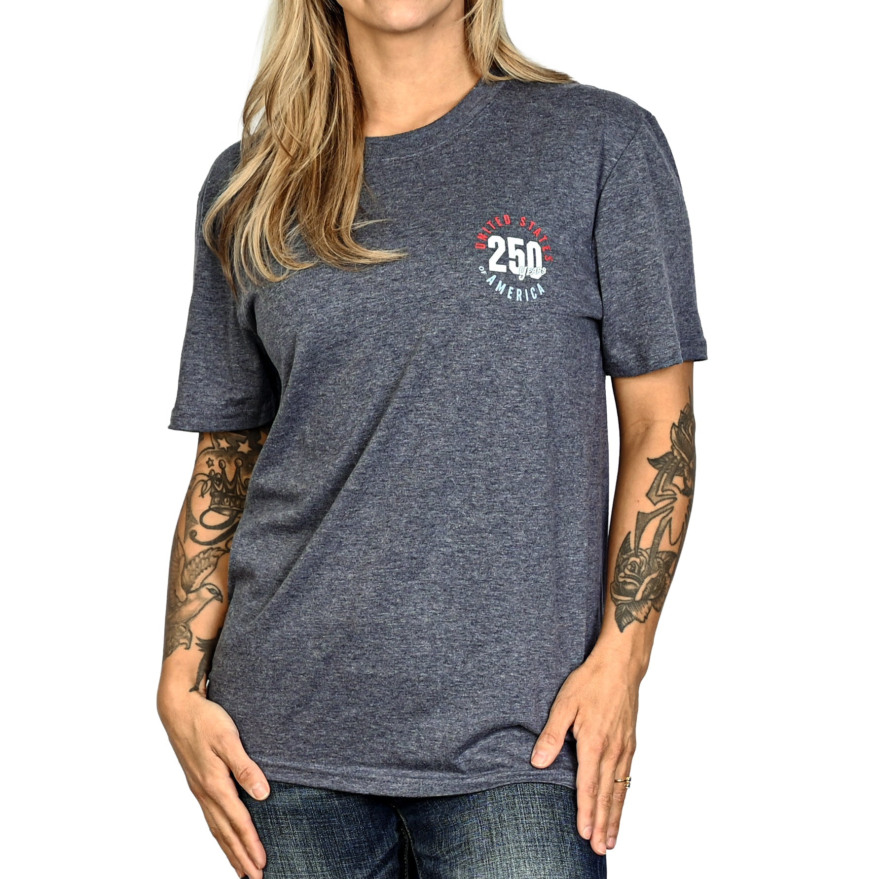 Women's 250th Anniversary Patriotic Boyfriend Fit T-Shirt