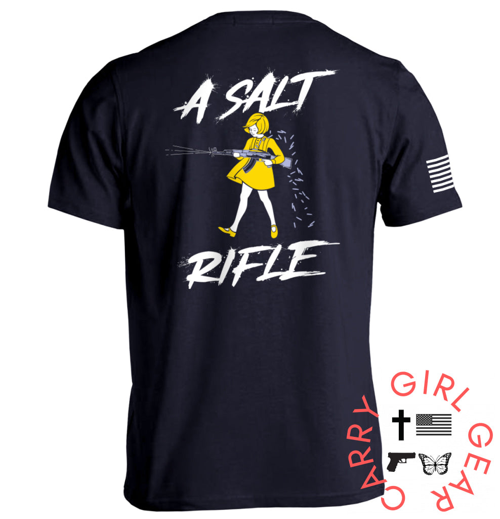 A Salt Rifle Navy / S Tee Nc - Apparel