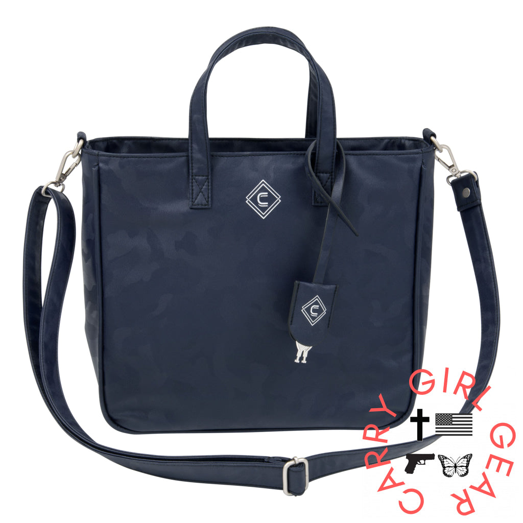 Adventure Concealed Carry Cross Body Purse Navy Camo Ccw