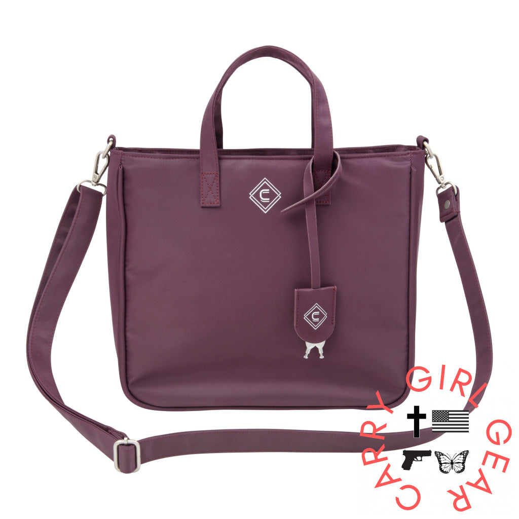 Adventure Concealed Carry Cross Body Purse Plum Ccw