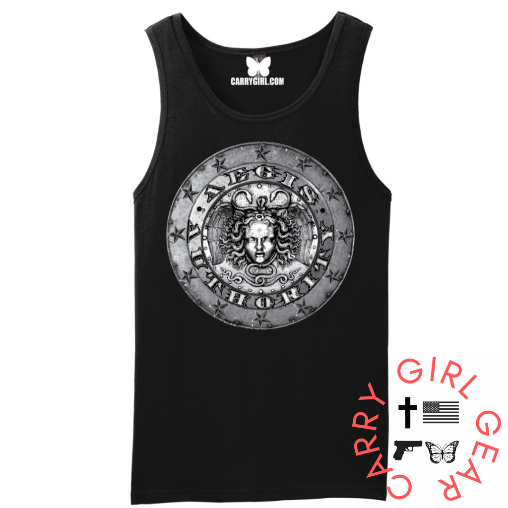 Aegis Authority Tank Black / Xs Unisex Cut Tee