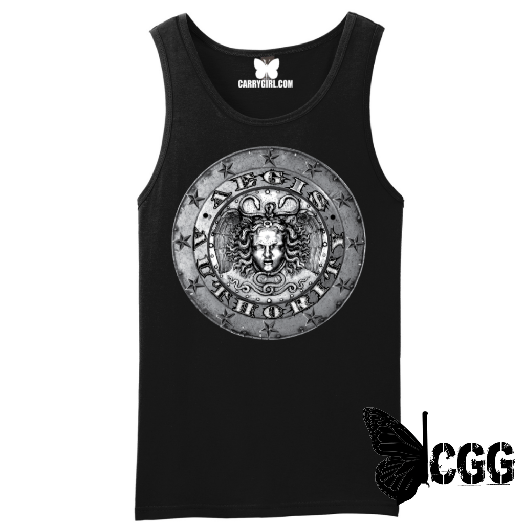 Aegis Authority Tank Black / Xs Unisex Cut Tee