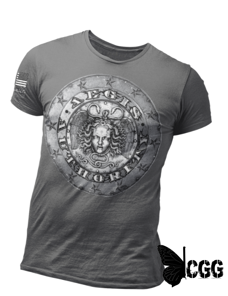 Aegis Authority Tee Gunmetal / S Unisex Cut Tee