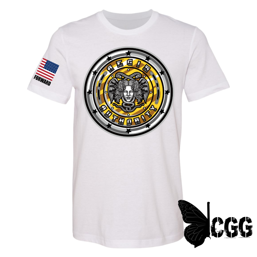 Aegis Authority Tee Xs / White Unisex Cut Cgg Perfect Tee