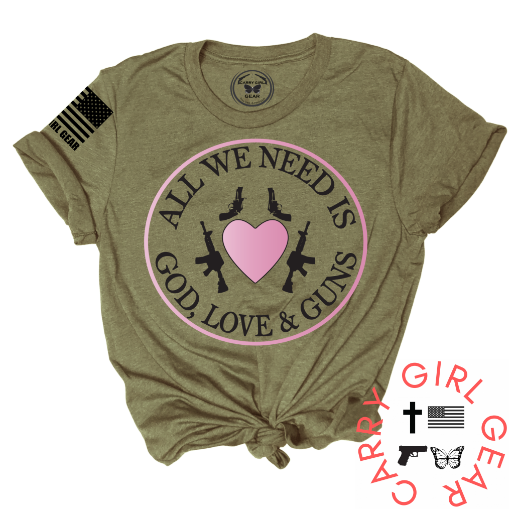 All I Need Tee Xs / Olive Unisex Cut Cgg Perfect