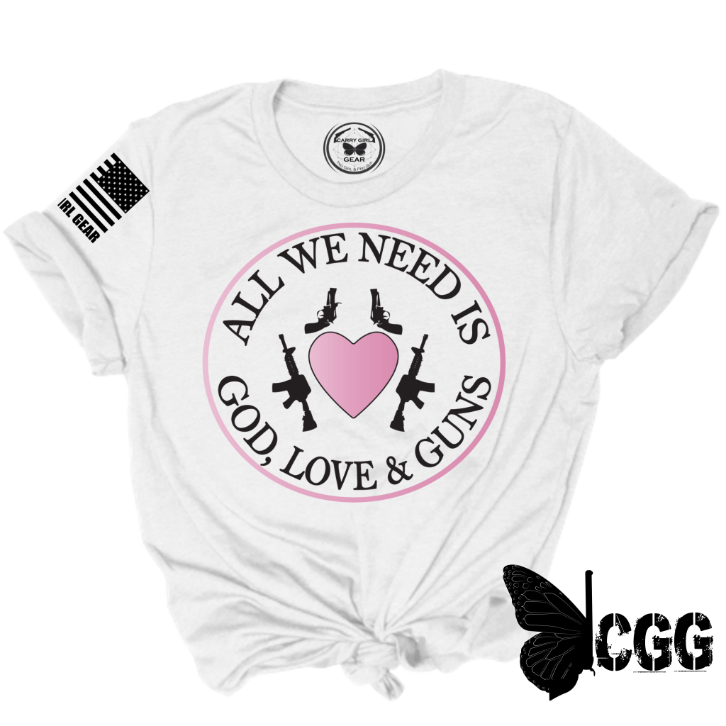 All I Need Tee Xs / White Unisex Cut Cgg Perfect