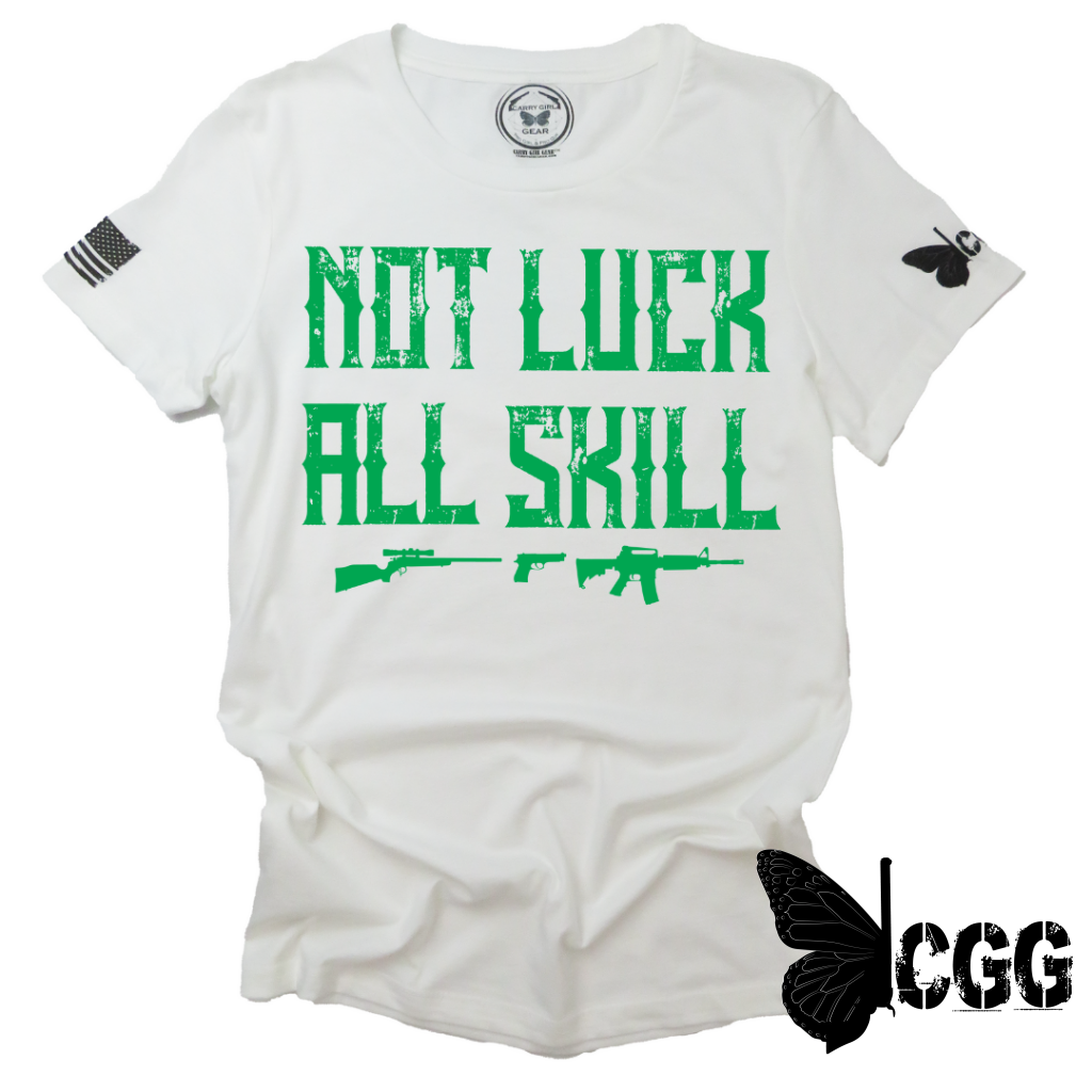 All Skill***March 2023 Club Tee Xs / White Womens Cut