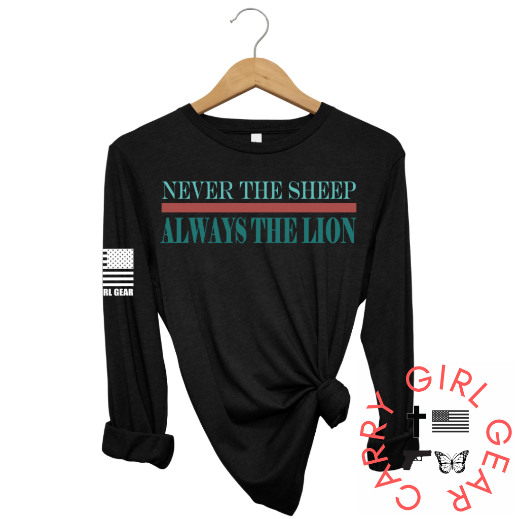 Always The Lion Long Sleeve Black / Xs