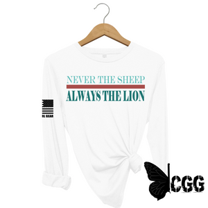 Always The Lion Long Sleeve White / Xs