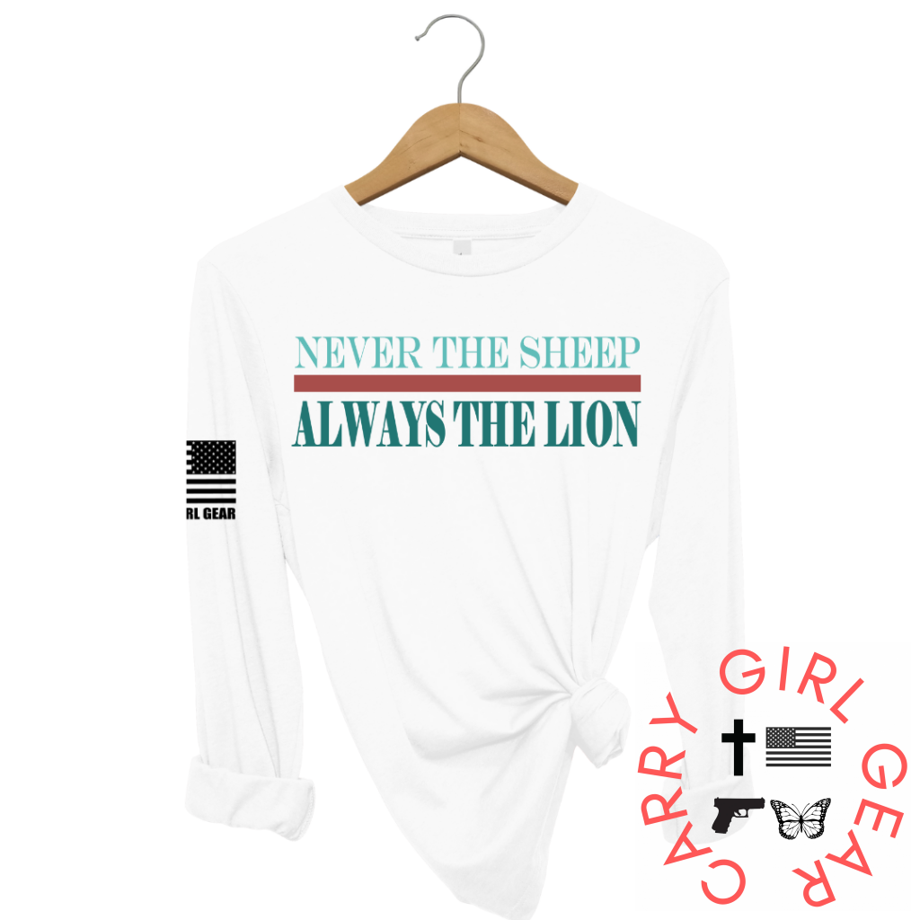 Always The Lion Long Sleeve White / Xs