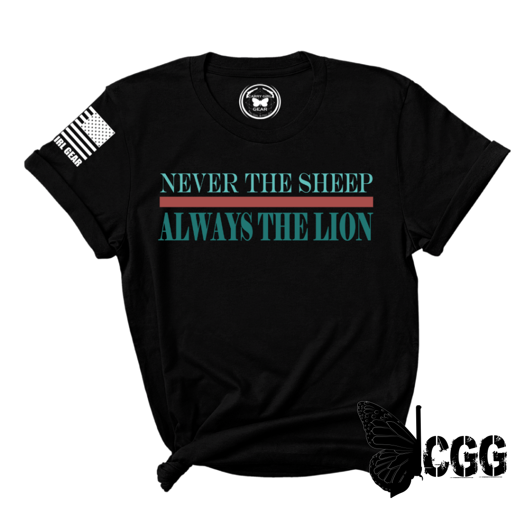 Always The Lion Tee Xs / Black Unisex Cut Cgg Perfect Tee