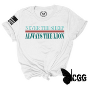 Always The Lion Tee Xs / White Unisex Cut Cgg Perfect Tee