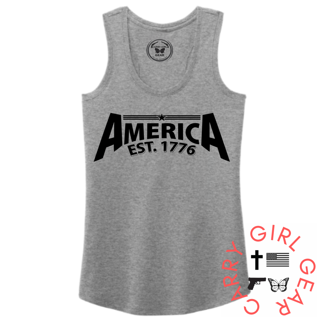 America Baby Xs / Gray Tank Top