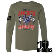 America Needs Jesus Long Sleeve Sm / Od Green