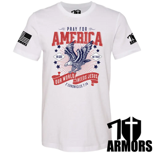 America Needs Jesus T-Shirt Sm / White T-Shirts